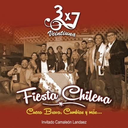 Carátula 3X7 VEINTIUNA - Fiesta Chilena