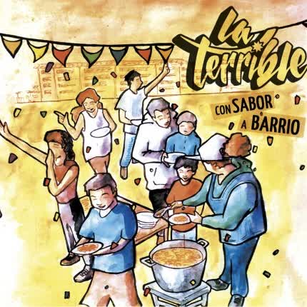 Carátula LA TERRIBLE - Con Sabor a Barrio