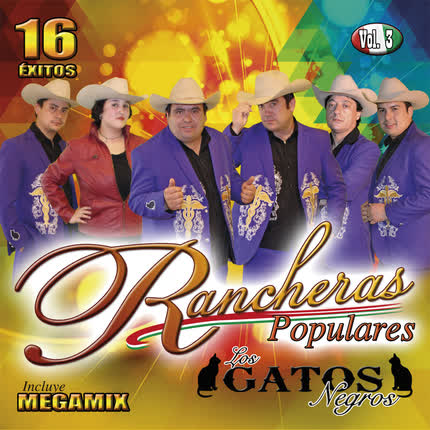 Carátula LOS GATOS NEGROS - Rancheras Populares 16 Éxitos
