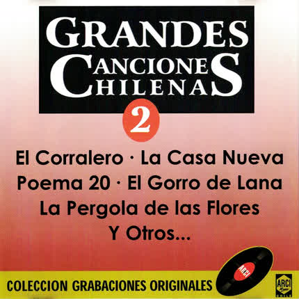 Carátula VARIOS ARTISTAS - Grandes Canciones Chilenas (Vol. 2)