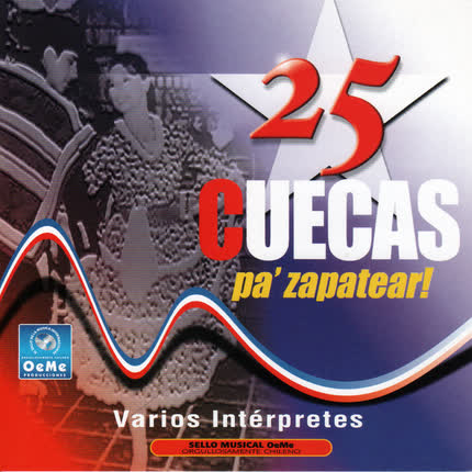 Carátula VARIOS ARTISTAS - 25 Cuecas pa Zapatear