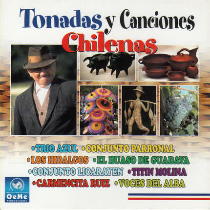 Carátula VARIOS ARTISTAS - Tonadas y Canciones Chilenas