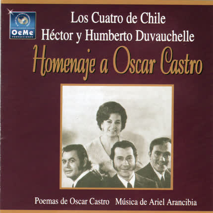 Carátula LOS CUATRO DE CHILE - Homenaje a Oscar Castro
