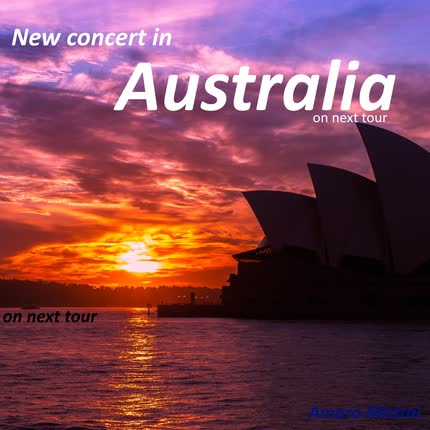 Carátula New Concert in Australia, on <br/>Next Tour 