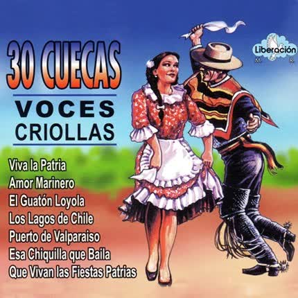 Carátula VOCES CRIOLLAS - 30 Cuecas