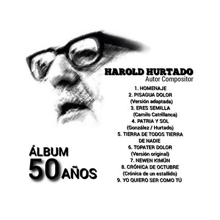 Carátula HAROLD HURTADO - 50 Años