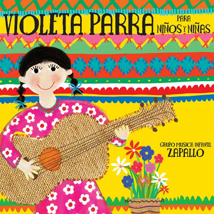 Carátula Violeta Parra para niños