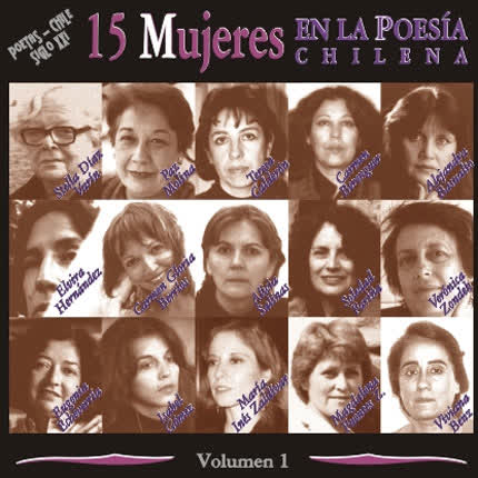 Carátula 15 Mujeres en la <br>poesía chilena 