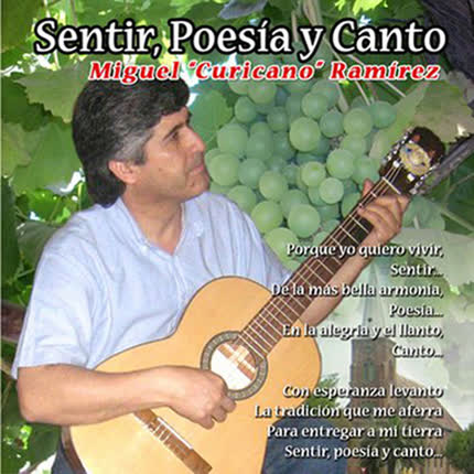 Carátula MIGUEL CURICANO RAMIREZ - Sentir, Poesía y Canto