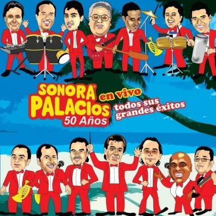 Carátula SONORA PALACIOS - 50 años en vivo