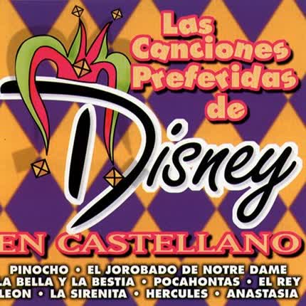 Carátula Las canciones de las peliculas de <br/>Disney en Castellano 