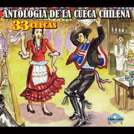 Carátula Antología de la Cueca Chilena