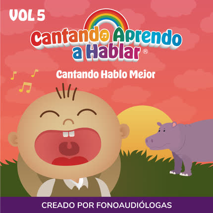 Carátula CANTANDO APRENDO A HABLAR - Cantando Hablo Mejor (Vol. 5)