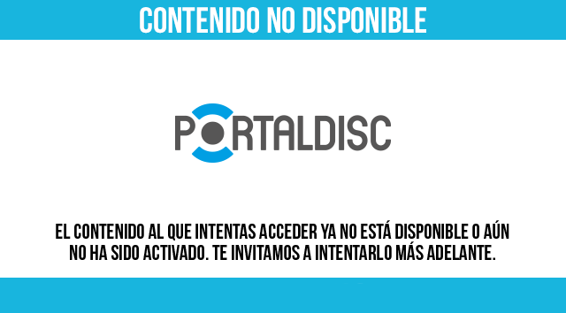 Contenido No Disponible en PortalDisc