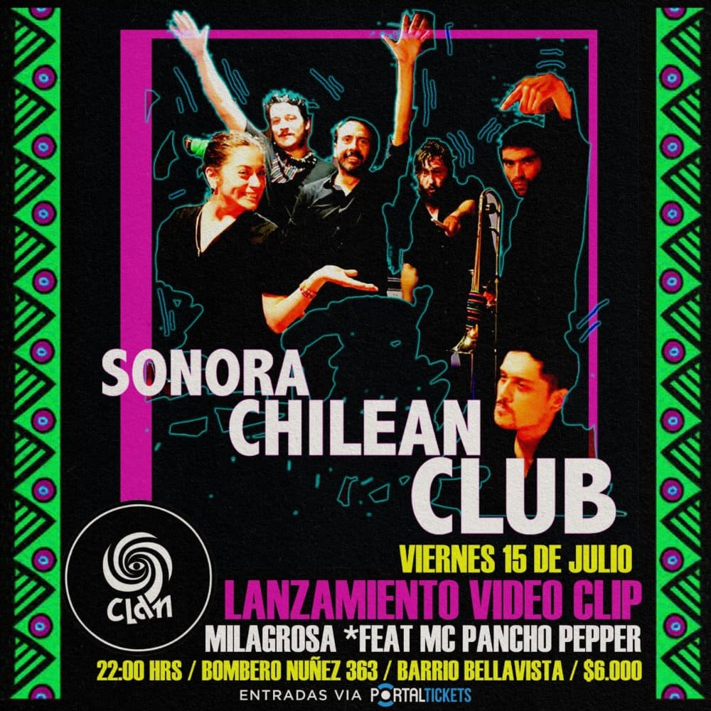 Flyer Evento EL CLAN PRESENTA: SONORA CHILEAN CLUB