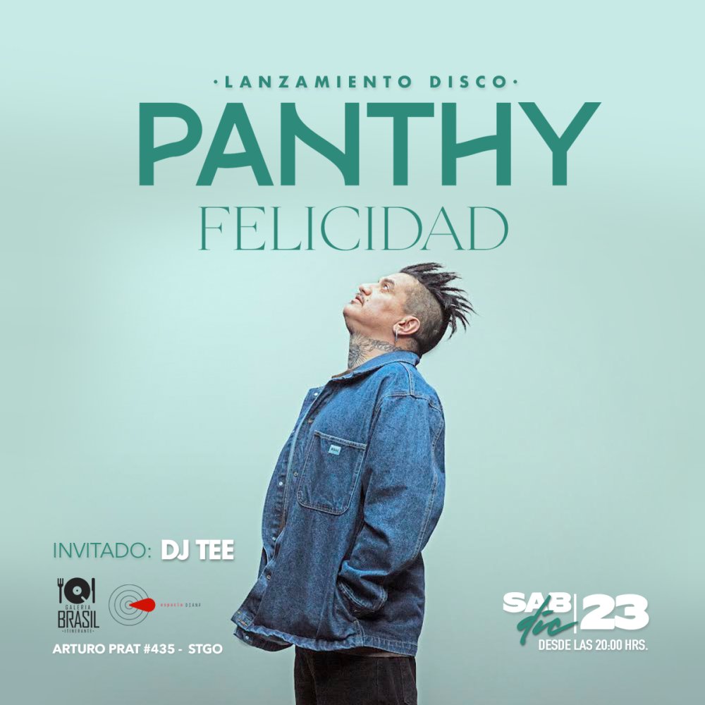 Flyer MÚSICA: PANTHY EN ESPACIO DIANA