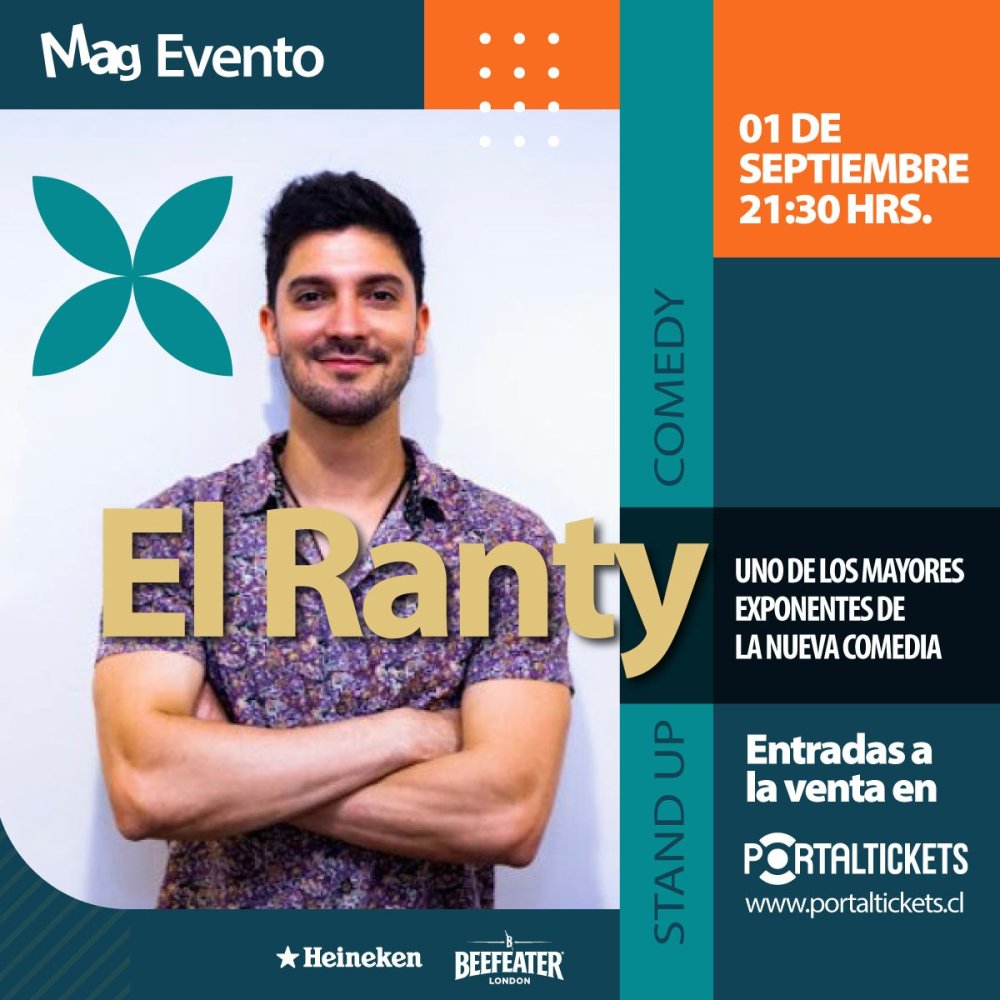 Flyer Evento MAGBAR STAND UP COMEDY: EL RANTY