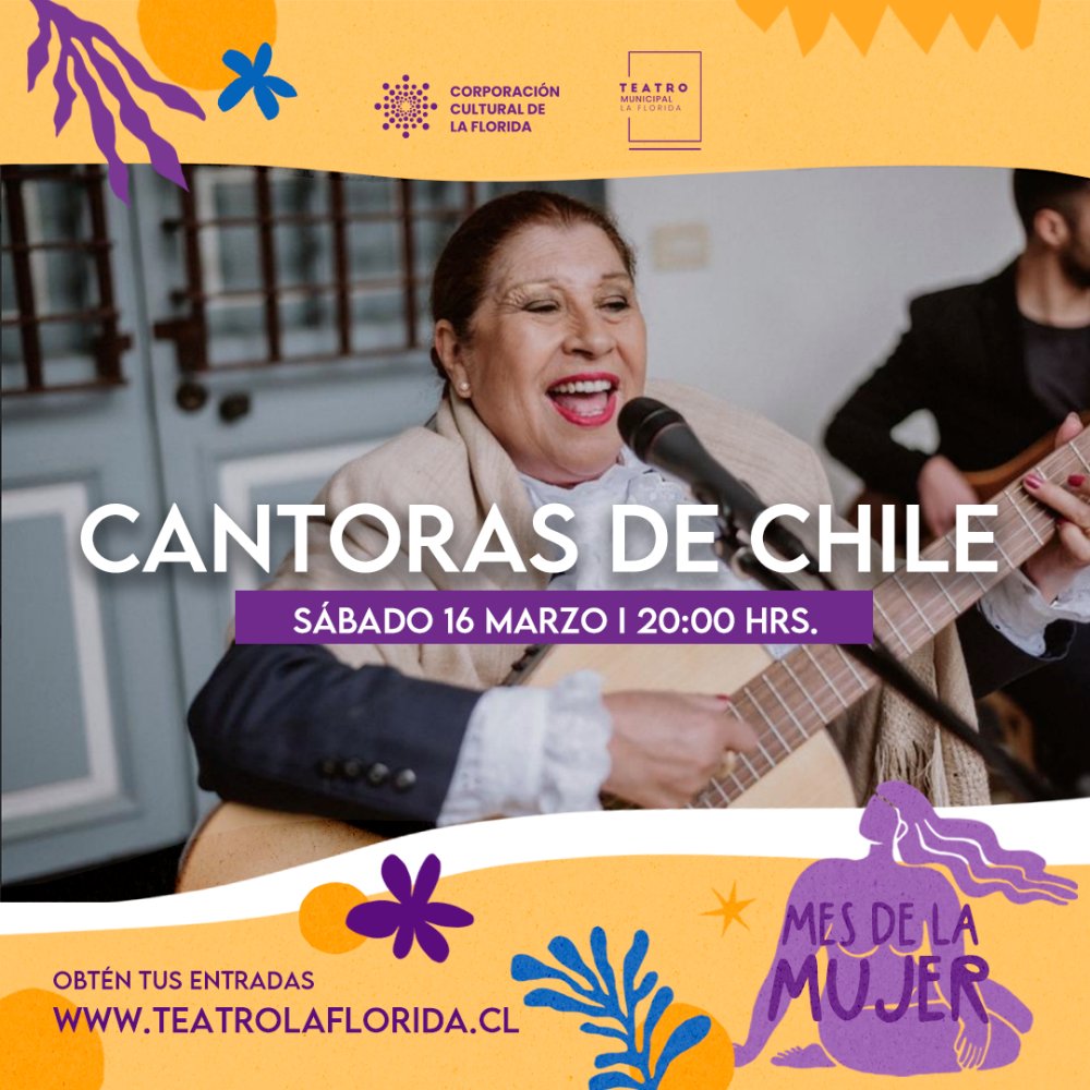 Carátula CANTORAS DE CHILE - TEATRO MUNICIPAL DE LA FLORIDA