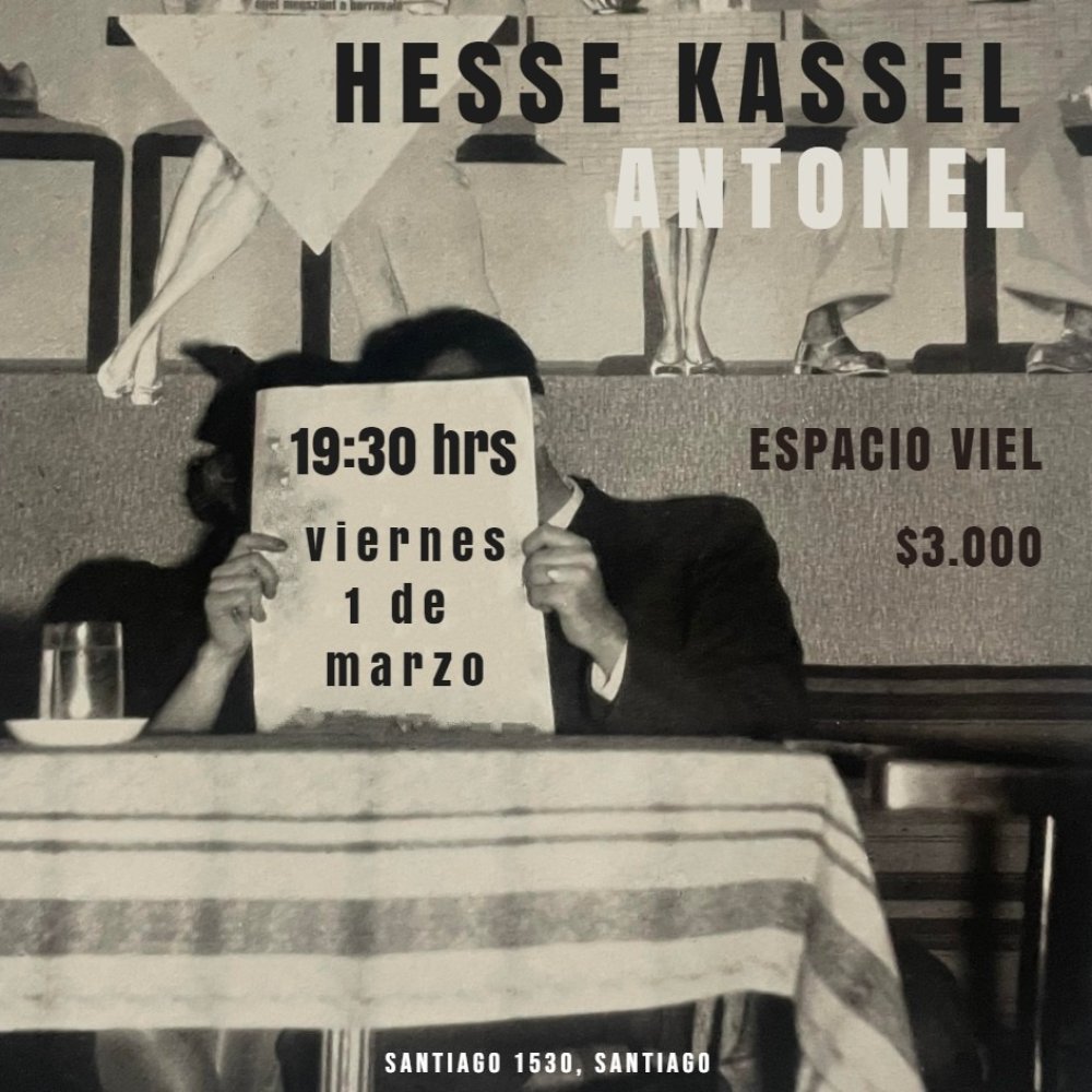 Carátula HESSE KASSEL Y ANTONEL EN ESPACIO VIEL