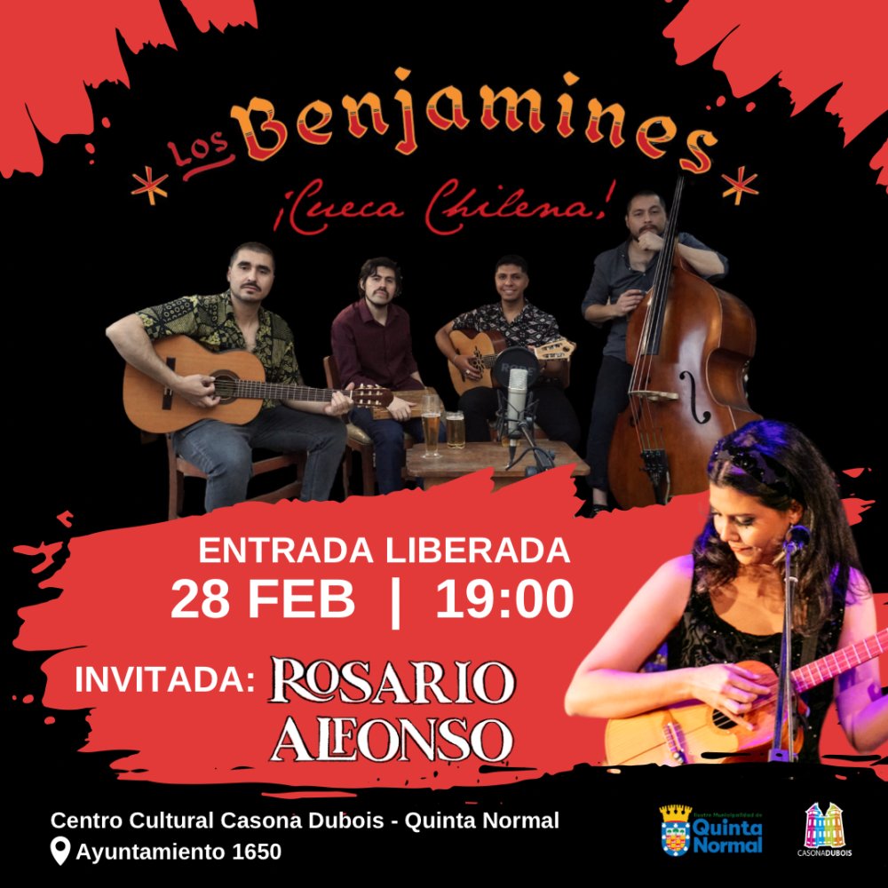 Carátula VERANO MUSICAL: LOS BENJAMINES Y ROSARIO ALFONSO EN QUINTA NORMAL