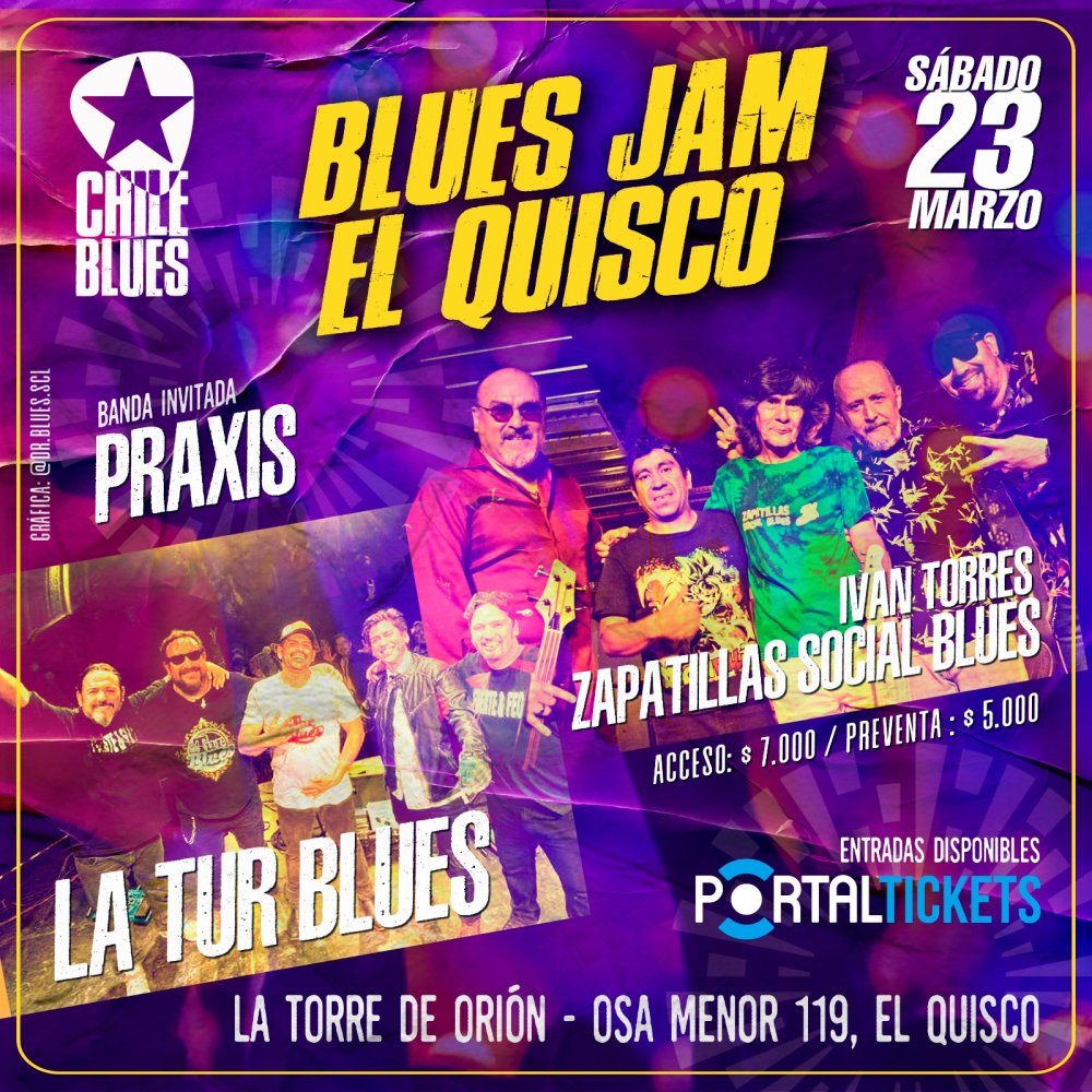 Flyer ZAPATILLAS SOCIAL BLUES JAM BLUES EL QUISCO