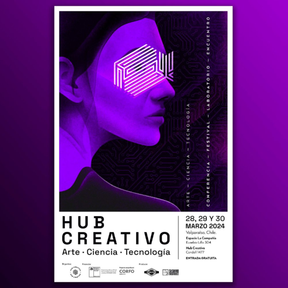 Flyer HUB CREATIVO - VALPARAISO