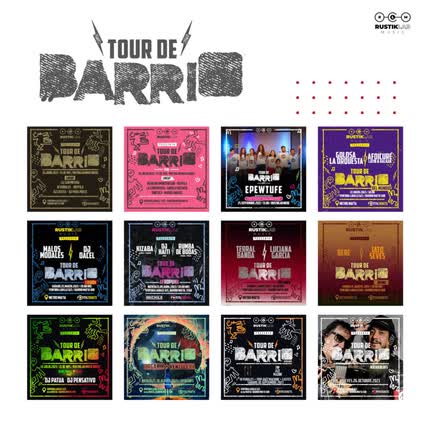 Carátula TOUR DE BARRIO ALBUM